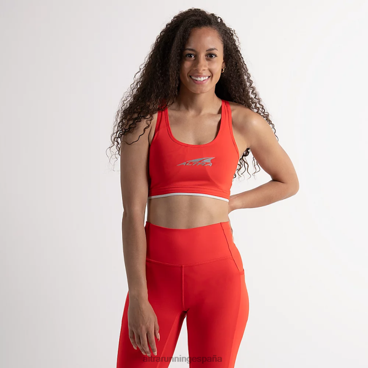Altra sujetador deportivo básico P4ZZ127 tapas rojo fuego mujer
