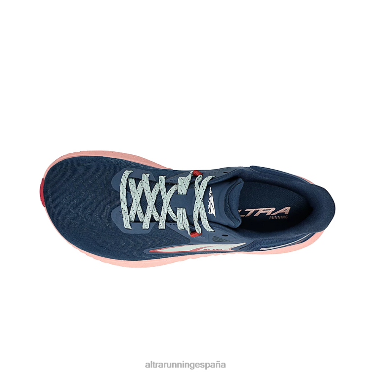 Altra Torín 7 P4ZZ68 zapatos de carretera verde azulado profundo/rosa mujer