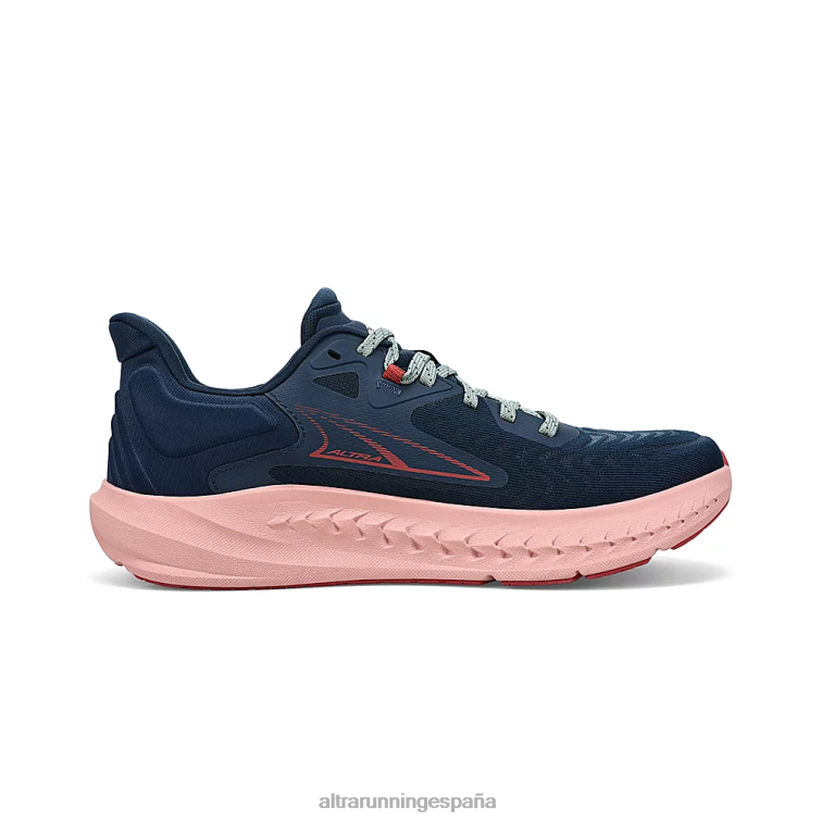 Altra Torín 7 P4ZZ68 zapatos de carretera verde azulado profundo/rosa mujer