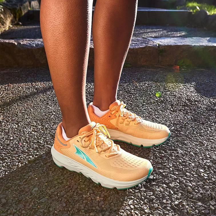 Altra disposición 7 P4ZZ87 zapatos de carretera verde/naranja mujer