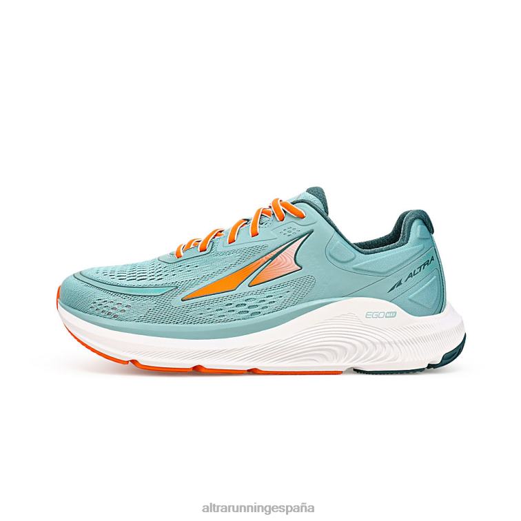 Altra paradigma 6 P4ZZ101 zapatos de carretera verde azulado polvoriento mujer