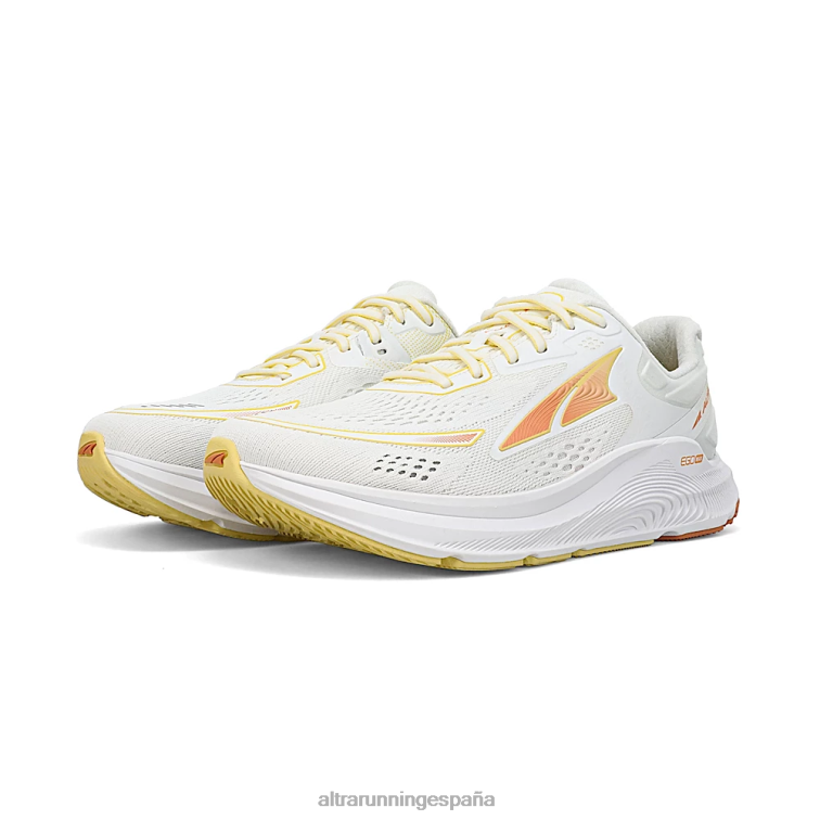 Altra paradigma 6 P4ZZ102 zapatos de carretera amarillo blanco mujer