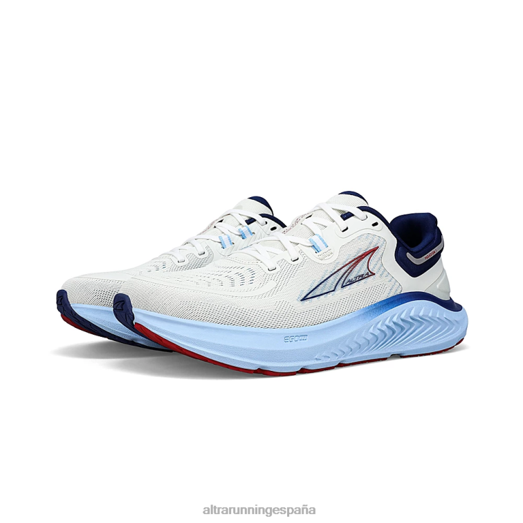Altra paradigma 7 P4ZZ62 zapatos de carretera blanco azul mujer