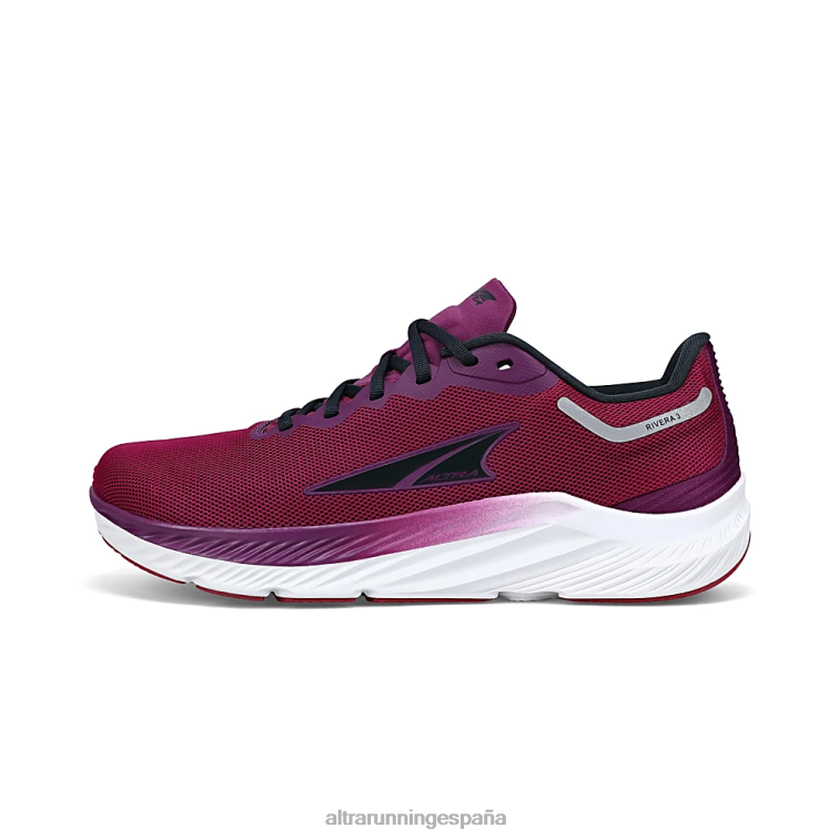 Altra rivera 3 P4ZZ80 zapatos de carretera negro/morado mujer