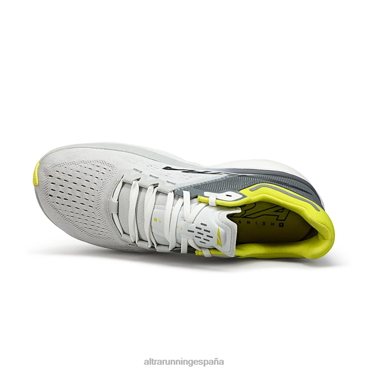 Altra tiempo de desaparición P4ZZ94 zapatos de carretera gris/amarillo mujer