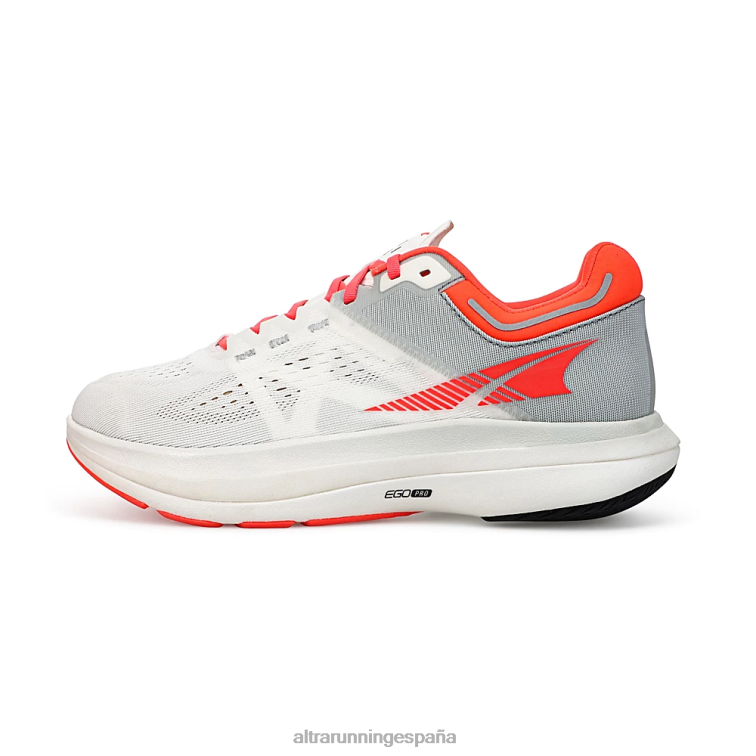 Altra tiempo de desaparición P4ZZ95 zapatos de carretera blanco/coral mujer