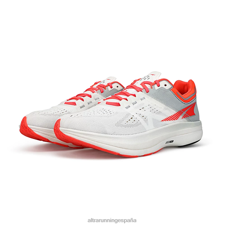 Altra tiempo de desaparición P4ZZ95 zapatos de carretera blanco/coral mujer