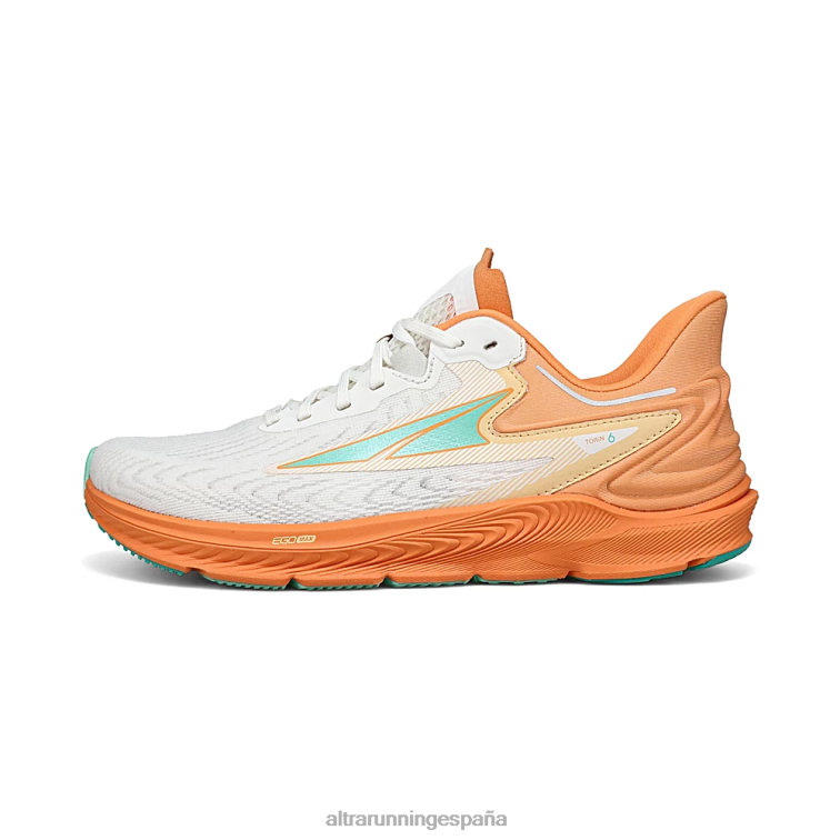 Altra torín 6 P4ZZ110 zapatos de carretera blanco/naranja mujer