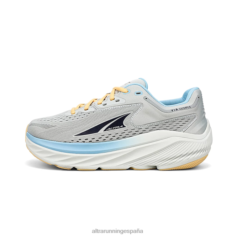 Altra vía olimpo P4ZZ71 zapatos de carretera gris claro mujer