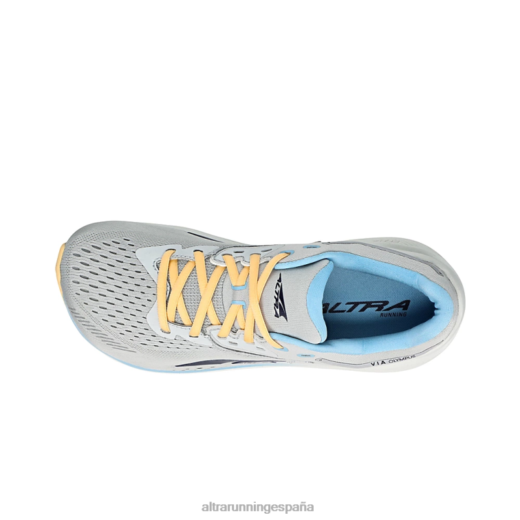 Altra vía olimpo P4ZZ71 zapatos de carretera gris claro mujer