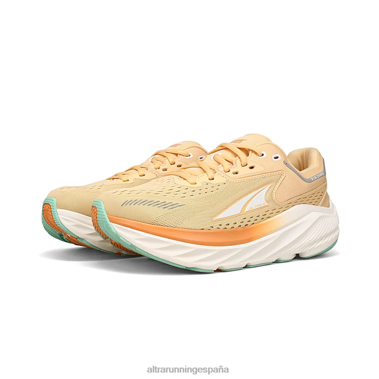 Altra vía olimpo P4ZZ73 zapatos de carretera verde/naranja mujer