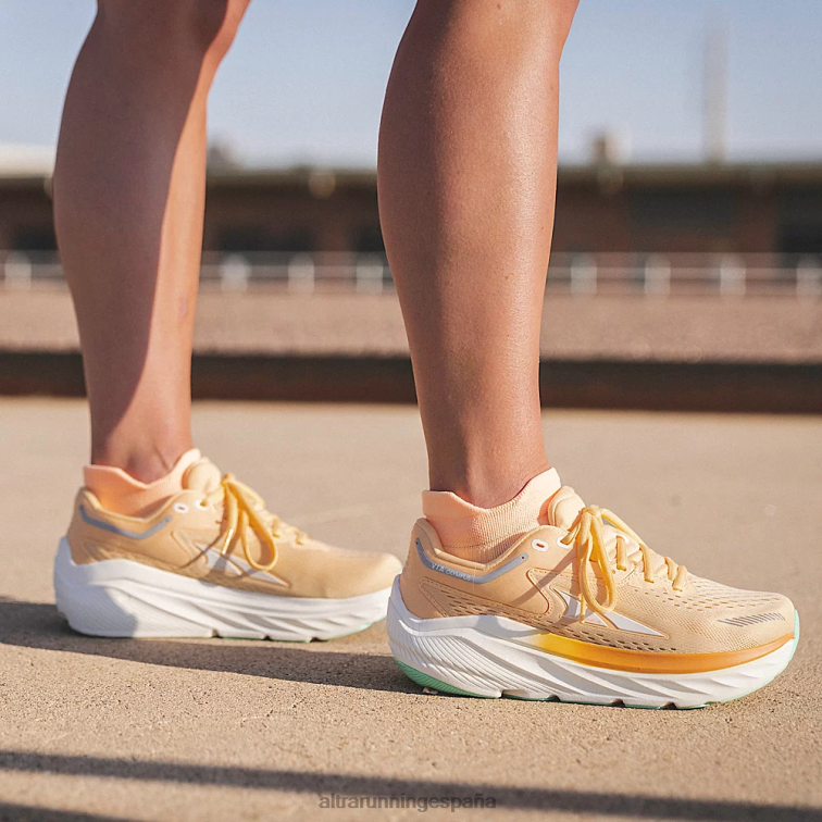 Altra vía olimpo P4ZZ73 zapatos de carretera verde/naranja mujer