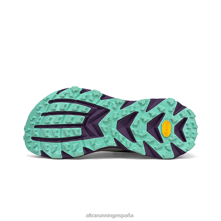 Altra Mont Blanc P4ZZ31 zapatos de pista verde negro mujer