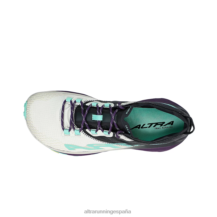 Altra Mont Blanc P4ZZ31 zapatos de pista verde negro mujer