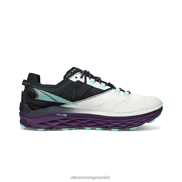 Altra Mont Blanc P4ZZ31 zapatos de pista verde negro mujer
