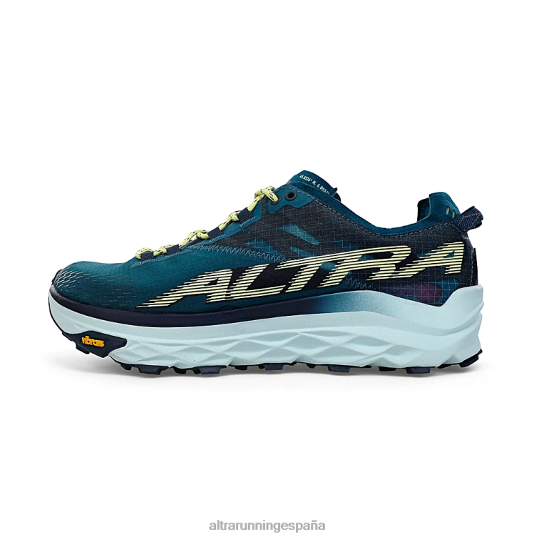 Altra Mont Blanc P4ZZ32 zapatos de pista verde azulado profundo mujer