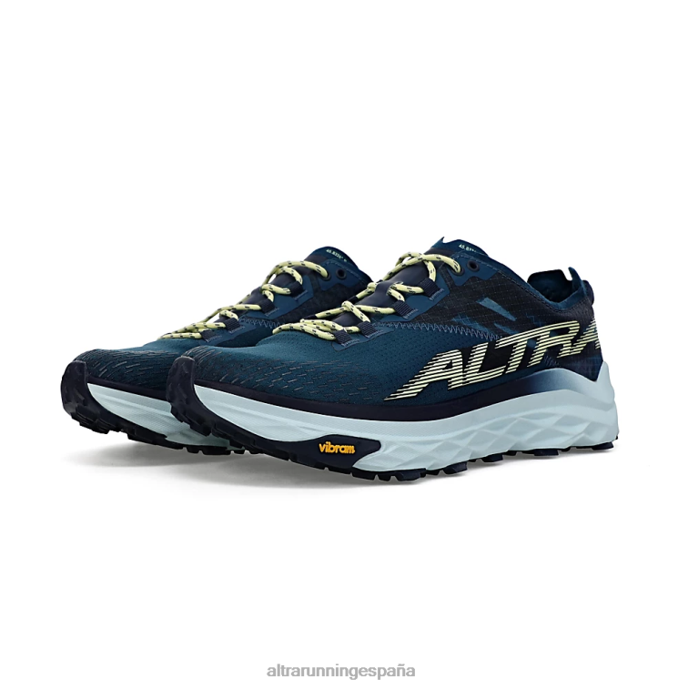 Altra Mont Blanc P4ZZ32 zapatos de pista verde azulado profundo mujer