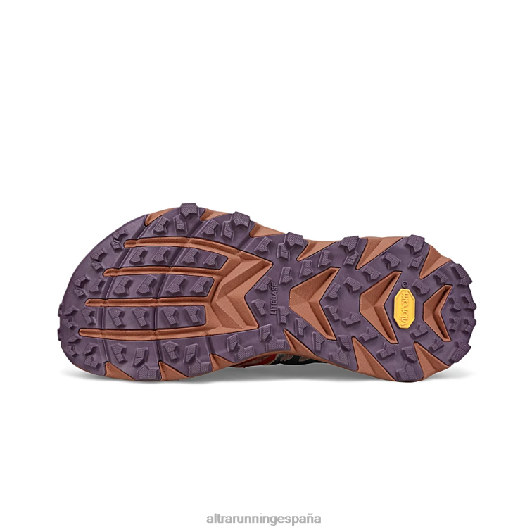 Altra boa del mont blanc P4ZZ28 zapatos de pista campanas granate mujer