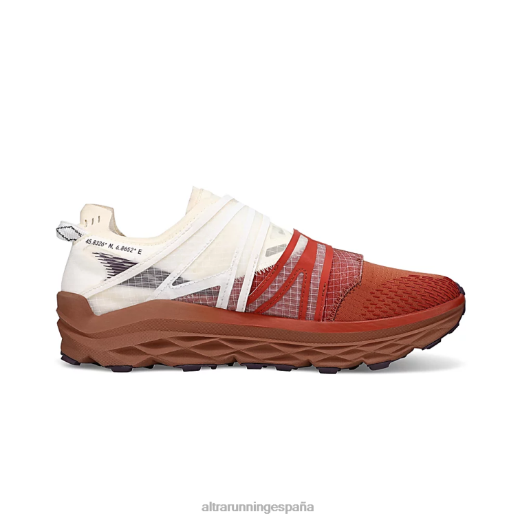 Altra boa del mont blanc P4ZZ28 zapatos de pista campanas granate mujer