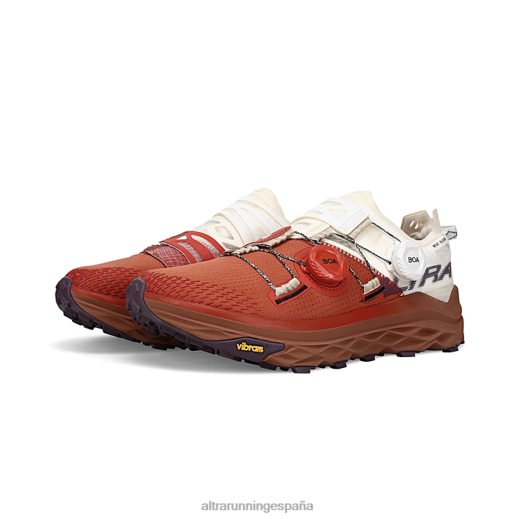 Altra boa del mont blanc P4ZZ28 zapatos de pista campanas granate mujer