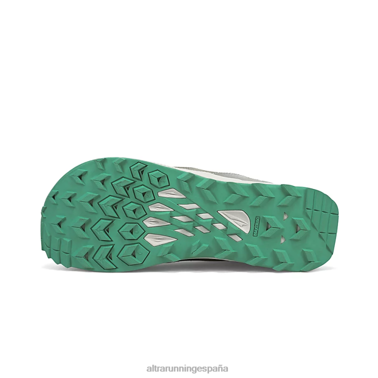 Altra caminante pico solitario 2 P4ZZ38 zapatos de pista Verde Gris mujer