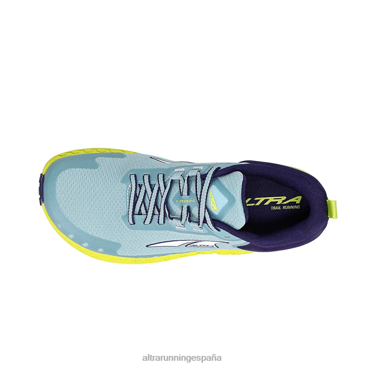Altra carretera 2 P4ZZ1 zapatos de pista azul verde mujer