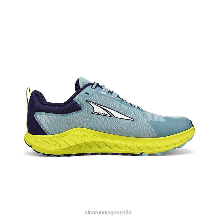 Altra carretera 2 P4ZZ1 zapatos de pista azul verde mujer