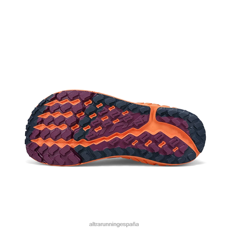 Altra carretera 2 P4ZZ4 zapatos de pista morado/naranja mujer