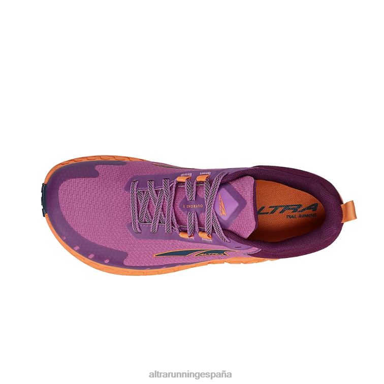 Altra carretera 2 P4ZZ4 zapatos de pista morado/naranja mujer