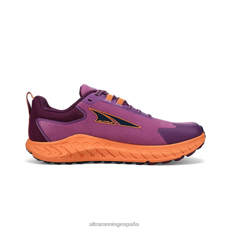 Altra carretera 2 P4ZZ4 zapatos de pista morado/naranja mujer