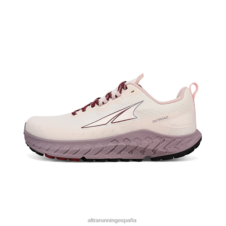 Altra fuera de la carretera P4ZZ46 zapatos de pista blanco mujer