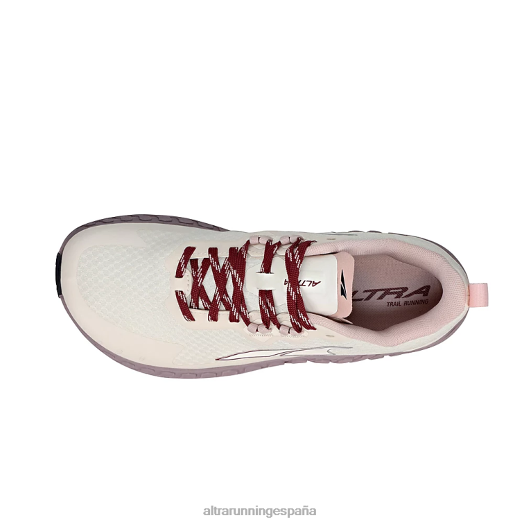 Altra fuera de la carretera P4ZZ46 zapatos de pista blanco mujer