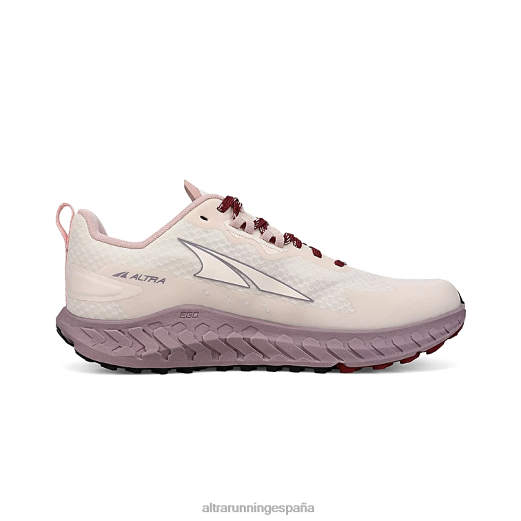 Altra fuera de la carretera P4ZZ46 zapatos de pista blanco mujer