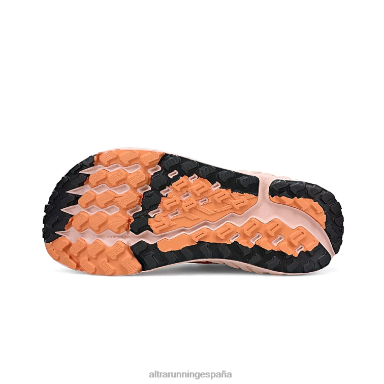 Altra fuera de la carretera P4ZZ47 zapatos de pista naranja roja mujer