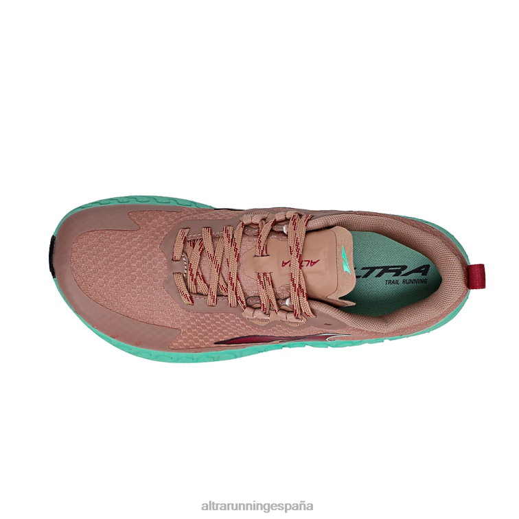 Altra fuera de la carretera P4ZZ48 zapatos de pista marrón mujer