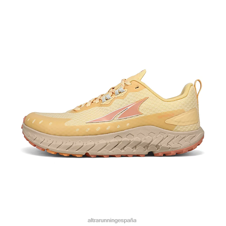 Altra fuera de la carretera P4ZZ49 zapatos de pista naranja mujer