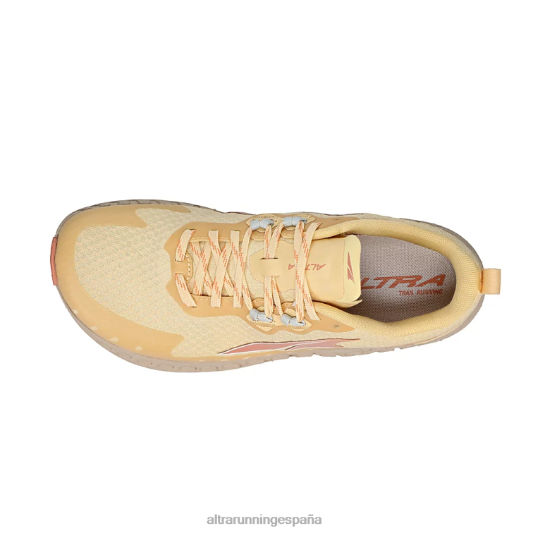 Altra fuera de la carretera P4ZZ49 zapatos de pista naranja mujer