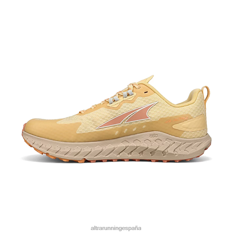 Altra fuera de la carretera P4ZZ49 zapatos de pista naranja mujer