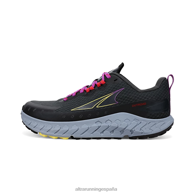 Altra fuera de la carretera P4ZZ50 zapatos de pista gris oscuro/azul mujer