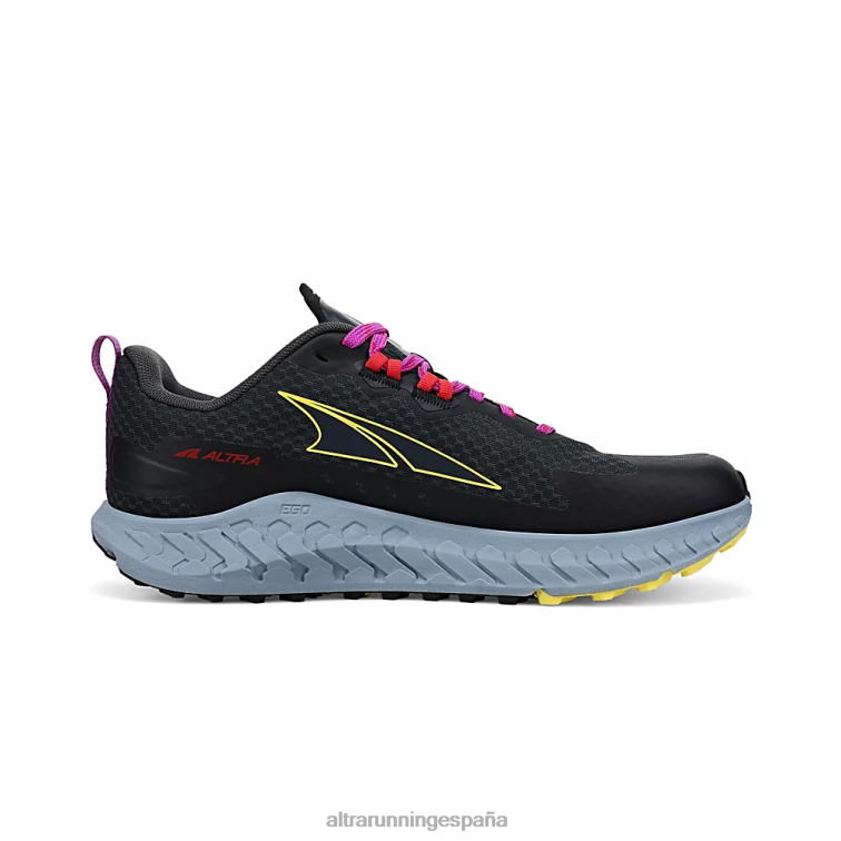 Altra fuera de la carretera P4ZZ50 zapatos de pista gris oscuro/azul mujer