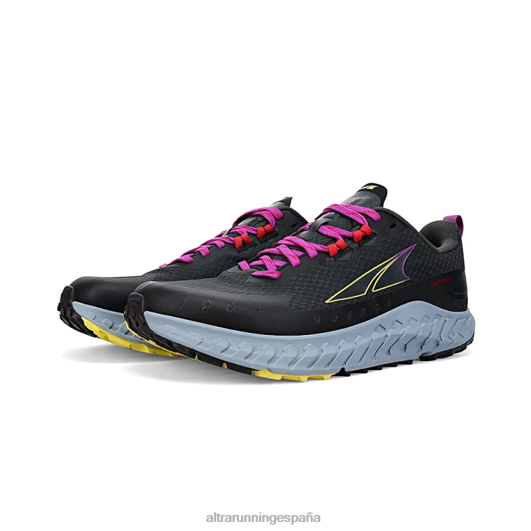 Altra fuera de la carretera P4ZZ50 zapatos de pista gris oscuro/azul mujer
