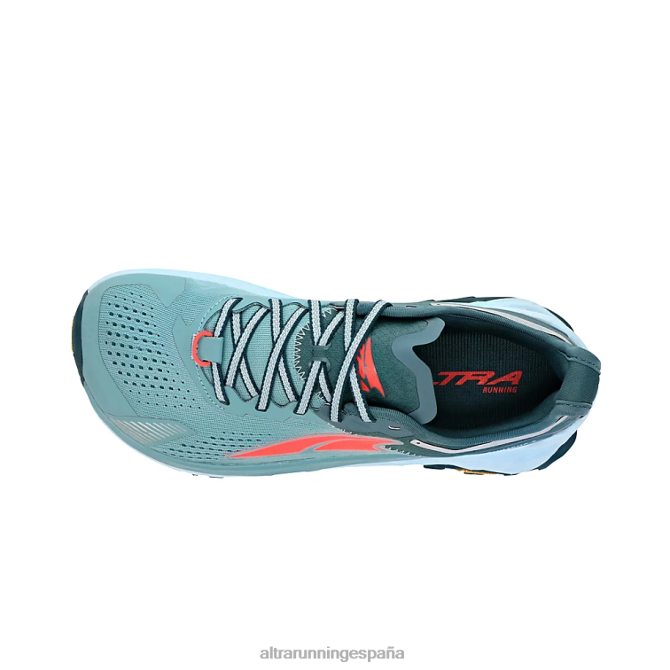 Altra olimpo 5 P4ZZ13 zapatos de pista verde azulado polvoriento mujer