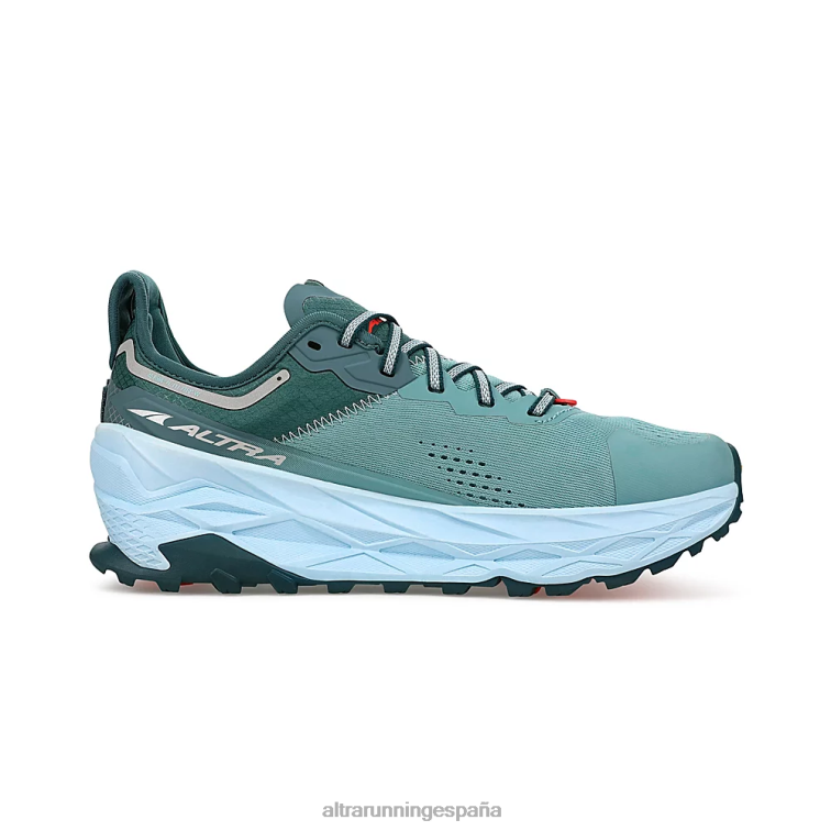 Altra olimpo 5 P4ZZ13 zapatos de pista verde azulado polvoriento mujer