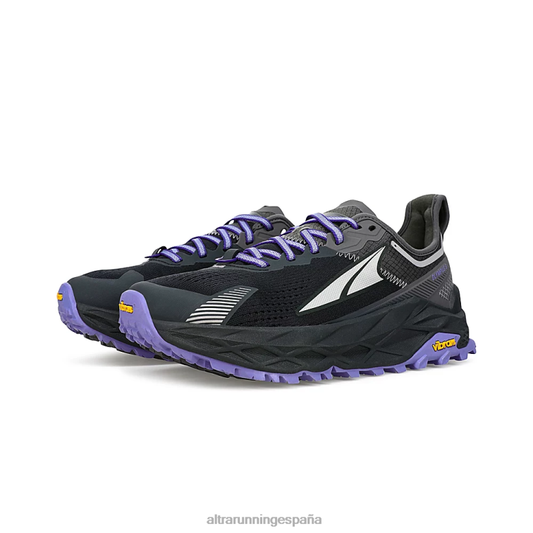 Altra olimpo 5 P4ZZ8 zapatos de pista negro/gris mujer