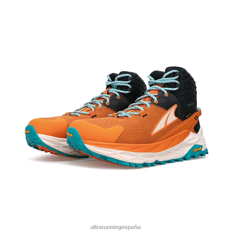 Altra olympus 5 caminata media gtx P4ZZ42 zapatos de pista naranja/gris mujer