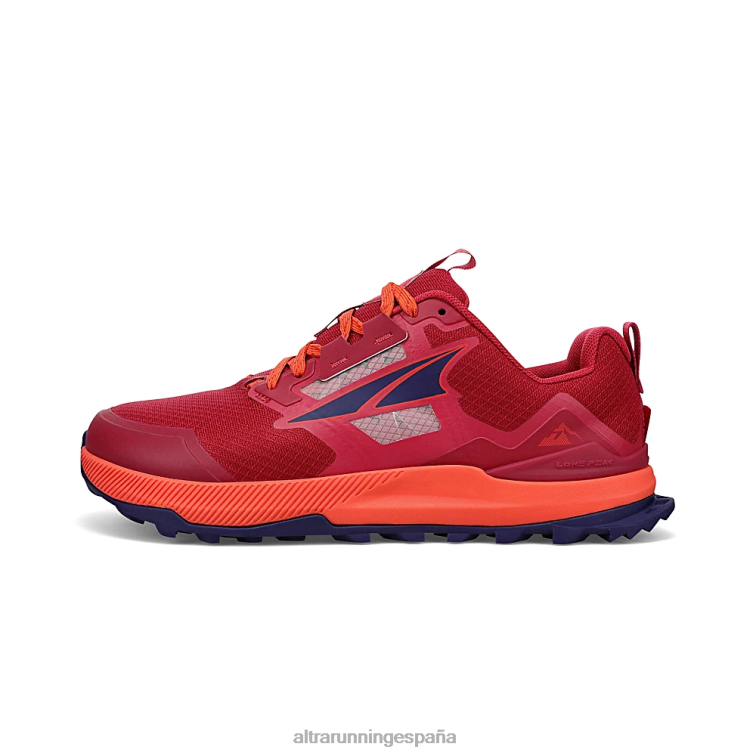 Altra pico solitario 7 P4ZZ17 zapatos de pista rojo oscuro mujer