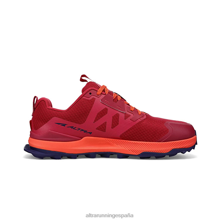 Altra pico solitario 7 P4ZZ17 zapatos de pista rojo oscuro mujer