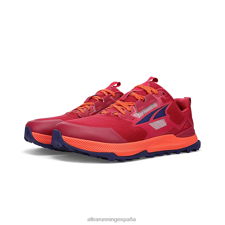 Altra pico solitario 7 P4ZZ17 zapatos de pista rojo oscuro mujer