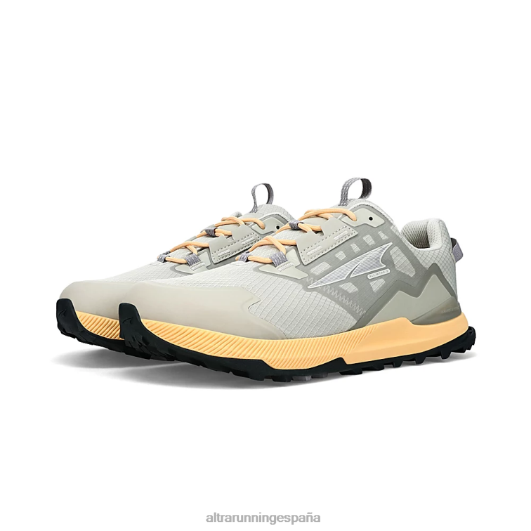 Altra pico solitario all-wthr bajo 2 P4ZZ33 zapatos de pista gris/naranja mujer