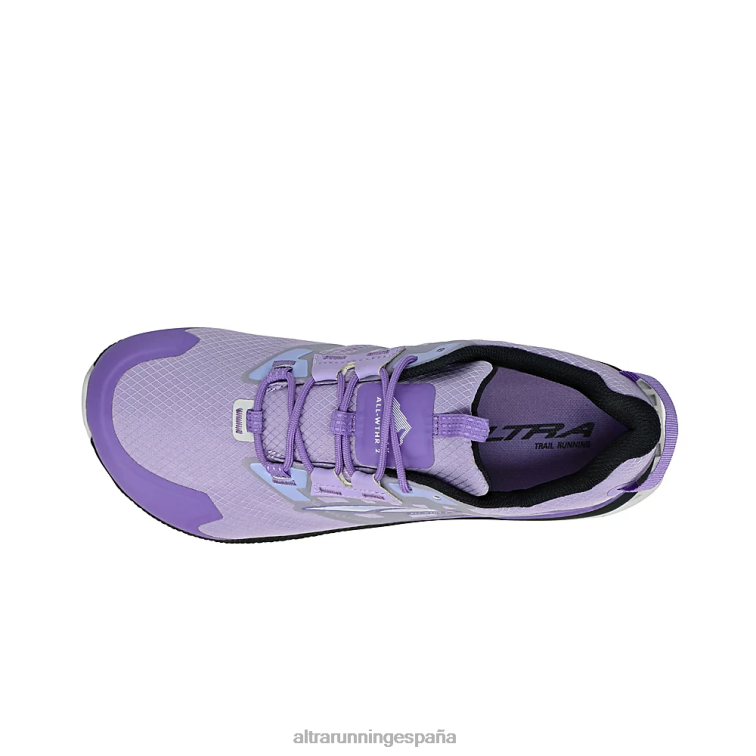 Altra pico solitario all-wthr bajo 2 P4ZZ34 zapatos de pista gris/morado mujer